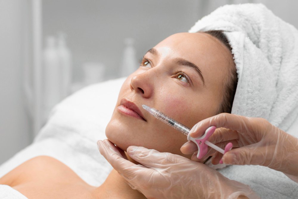 Preenchimento com ácido hialurônico proporciona volume e harmonia ao rosto, com resultados naturais e personalizados para cada paciente.